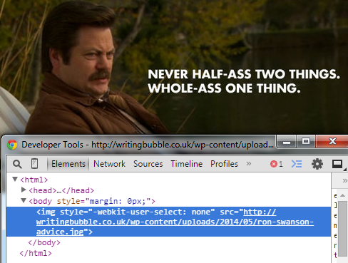 ron swanson quote