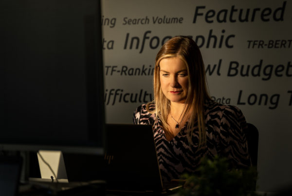 Woman Working on Laptop